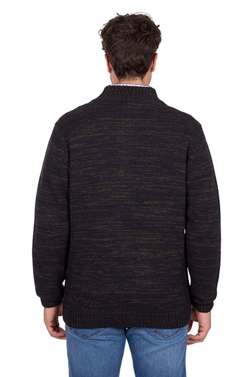 Thomas Cook - Jesse 1/4 Zip Jumper - Chestnut