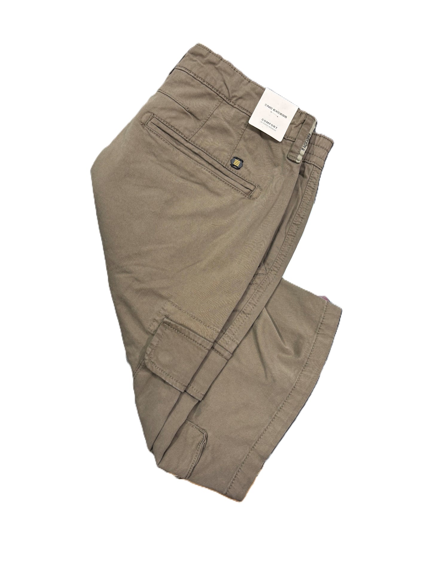 No Excess - Stone Washed Stretch Shorts - Dark Steel or Khaki