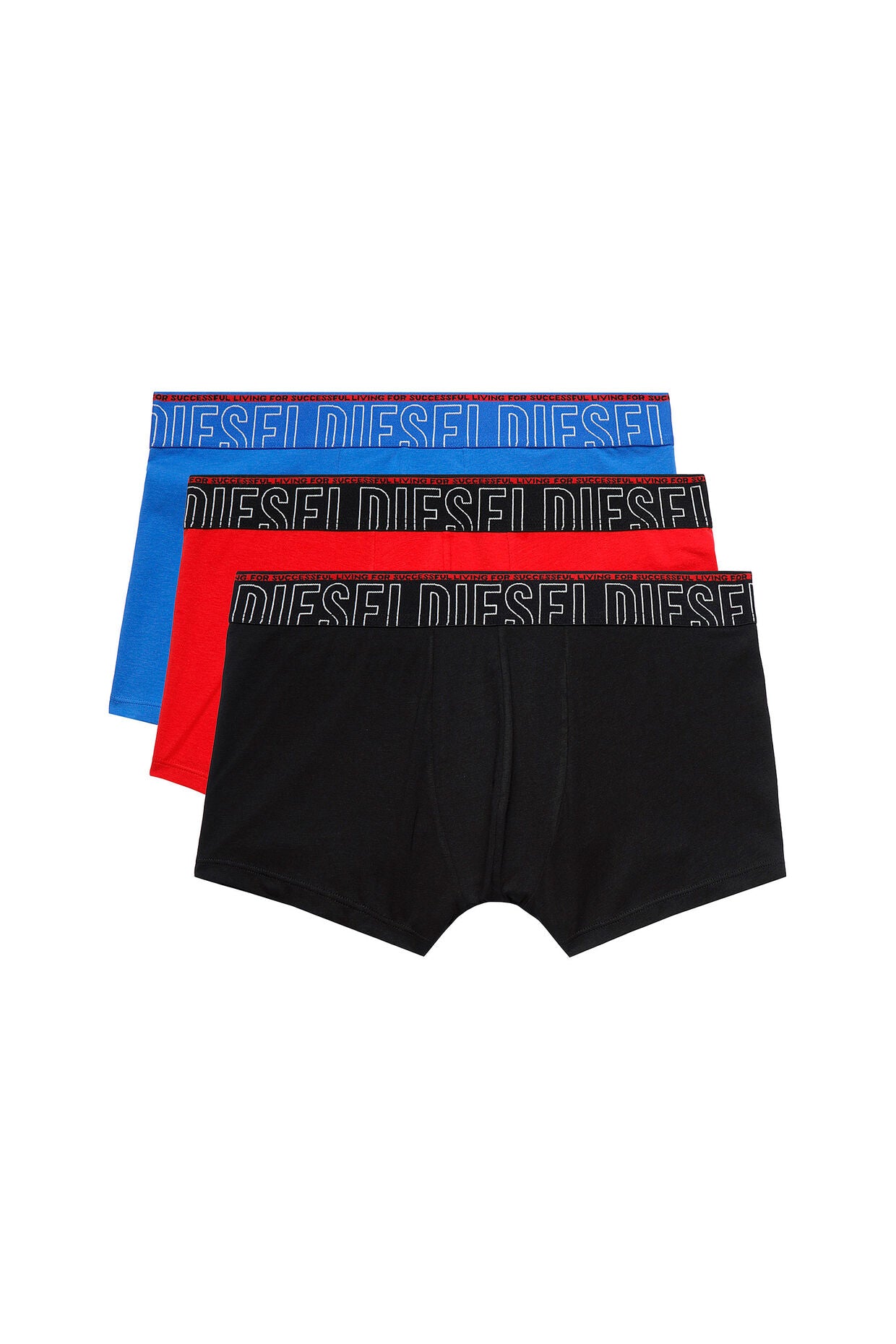 Diesel - Damien Boxers 3 Pack - Blue/Red/Black