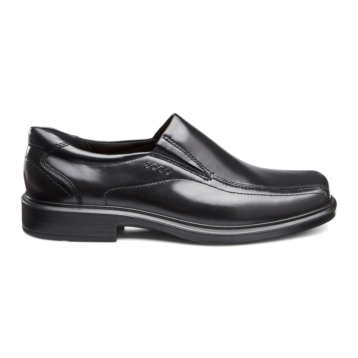 ECCO Helsinki Leather Slip On Dress Shoe - Black