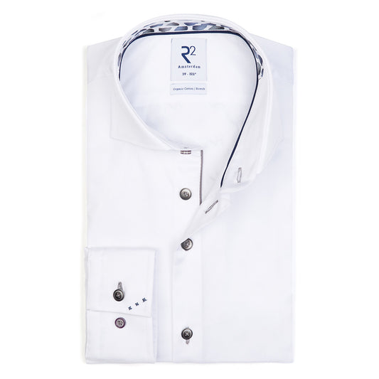 R2 Amsterdam - Fine Twill Shirt - White