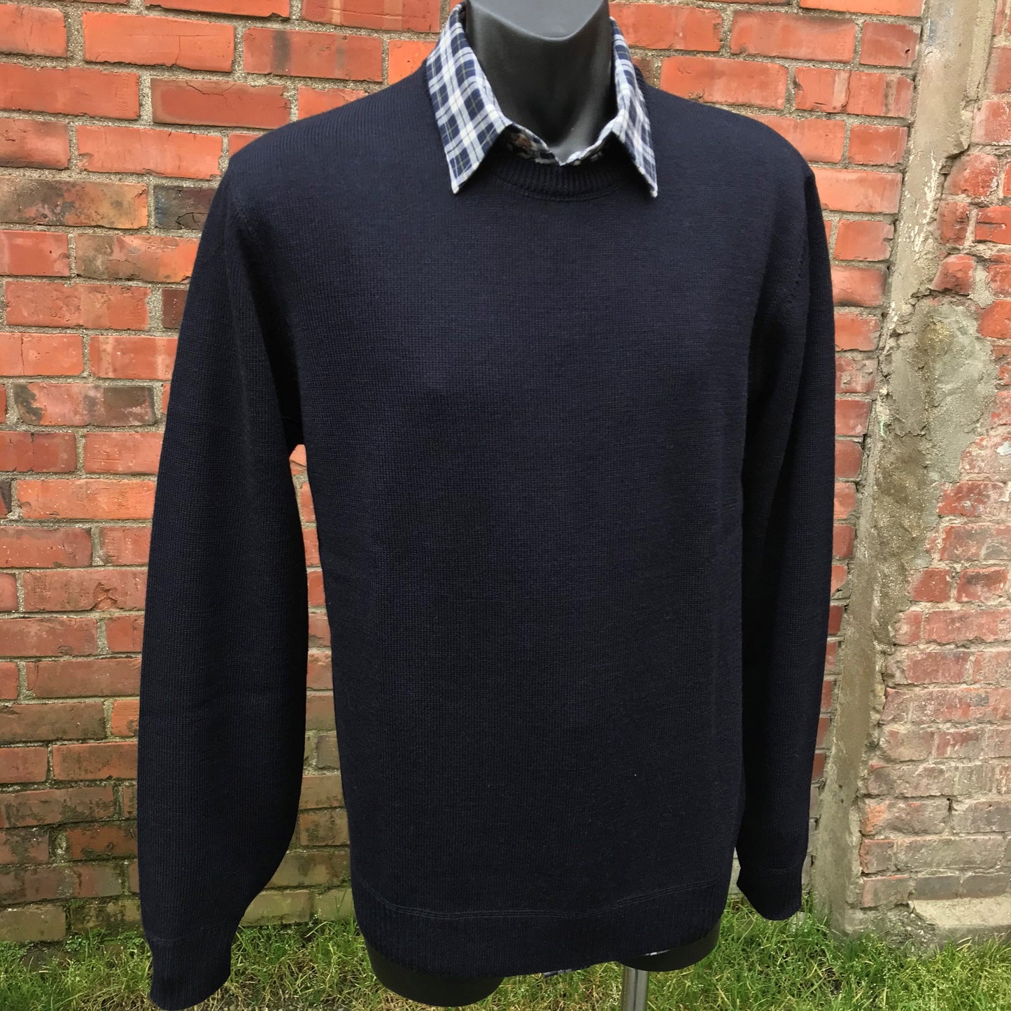 Silverdale - Crew Neck Jersey - Dark Navy