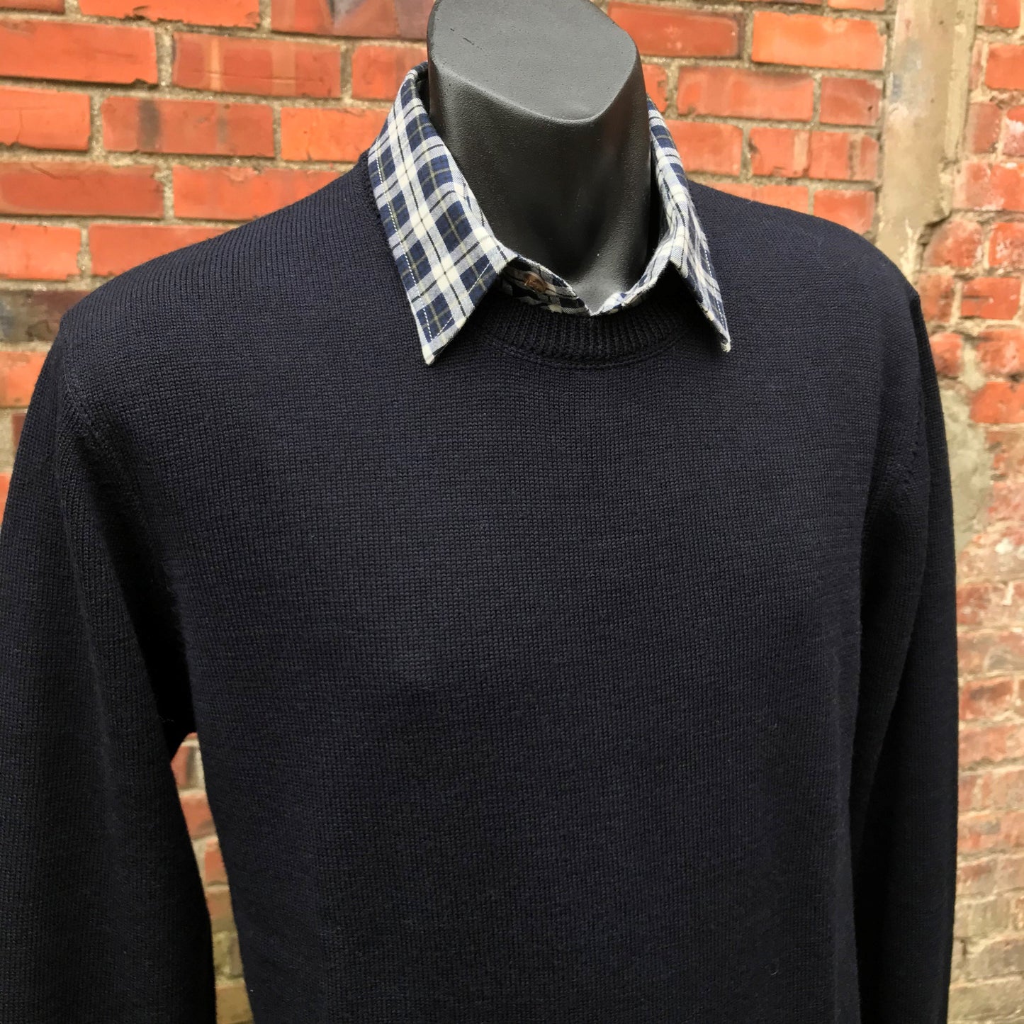 Silverdale - Crew Neck Jersey - Dark Navy