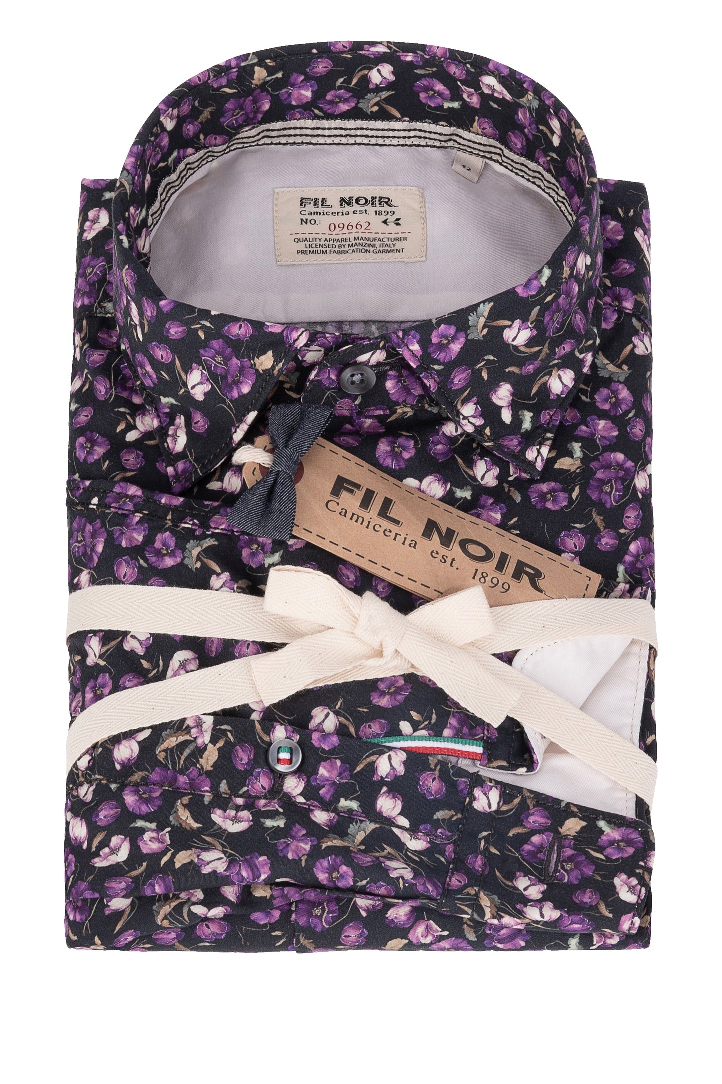 Fil Noir - Treviso Shirt - Purple