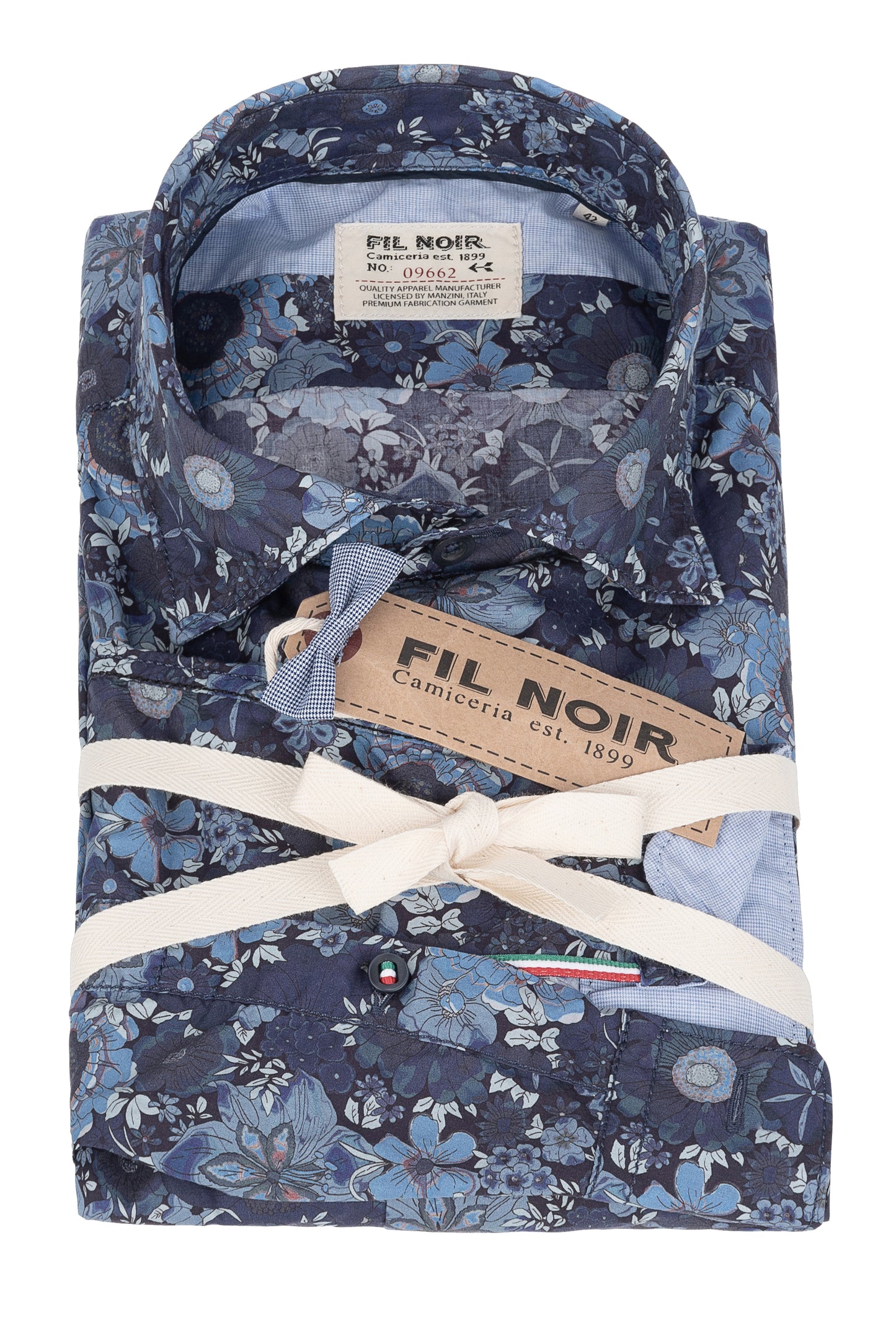Fil Noir - Treviso Shirt - Indigo