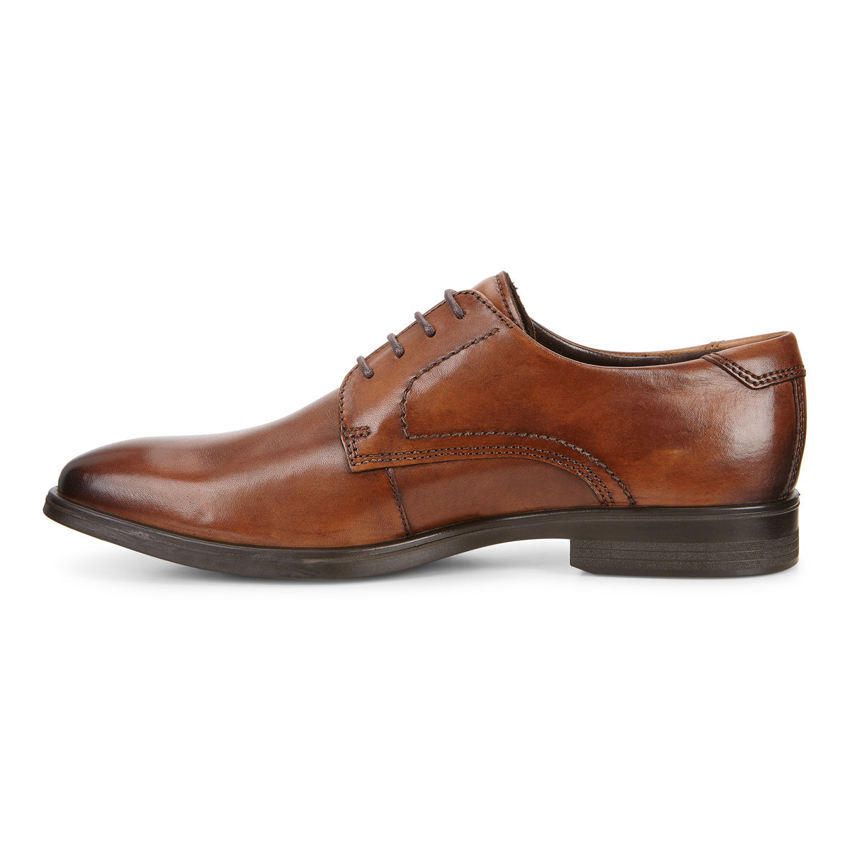 ECCO Melbourne Leather Lace Up Dress Shoe - Black or Amber