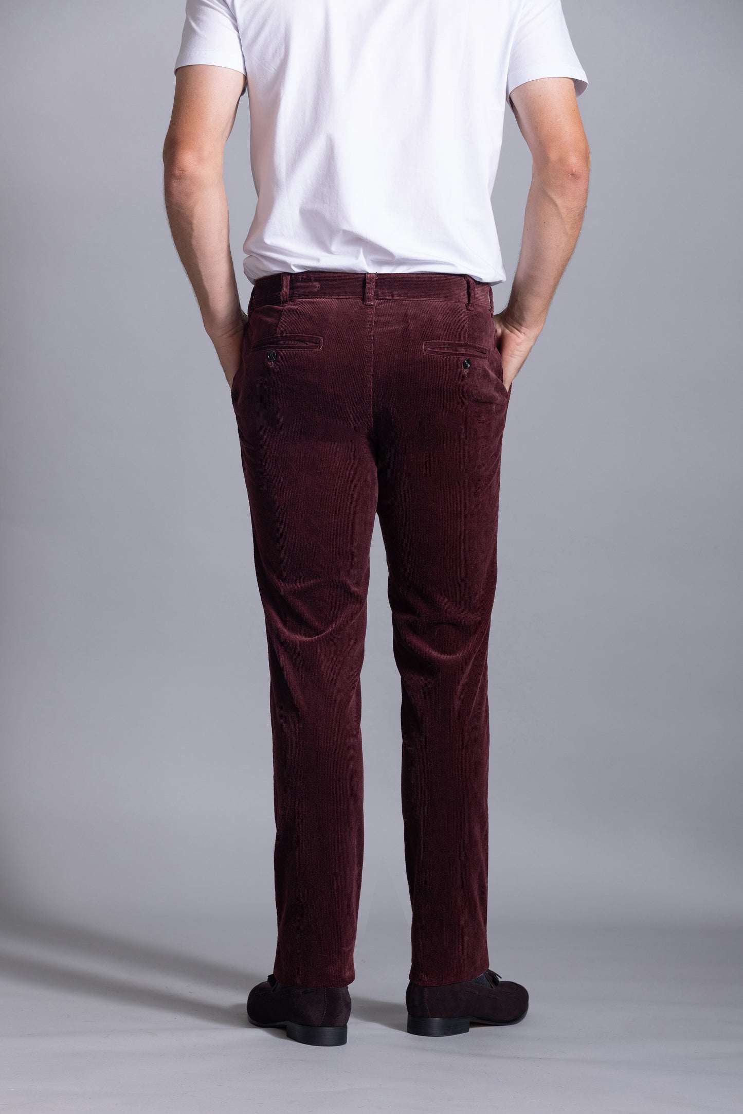 Cutler & Co - Hastin Cord Trousers - Schist or Port