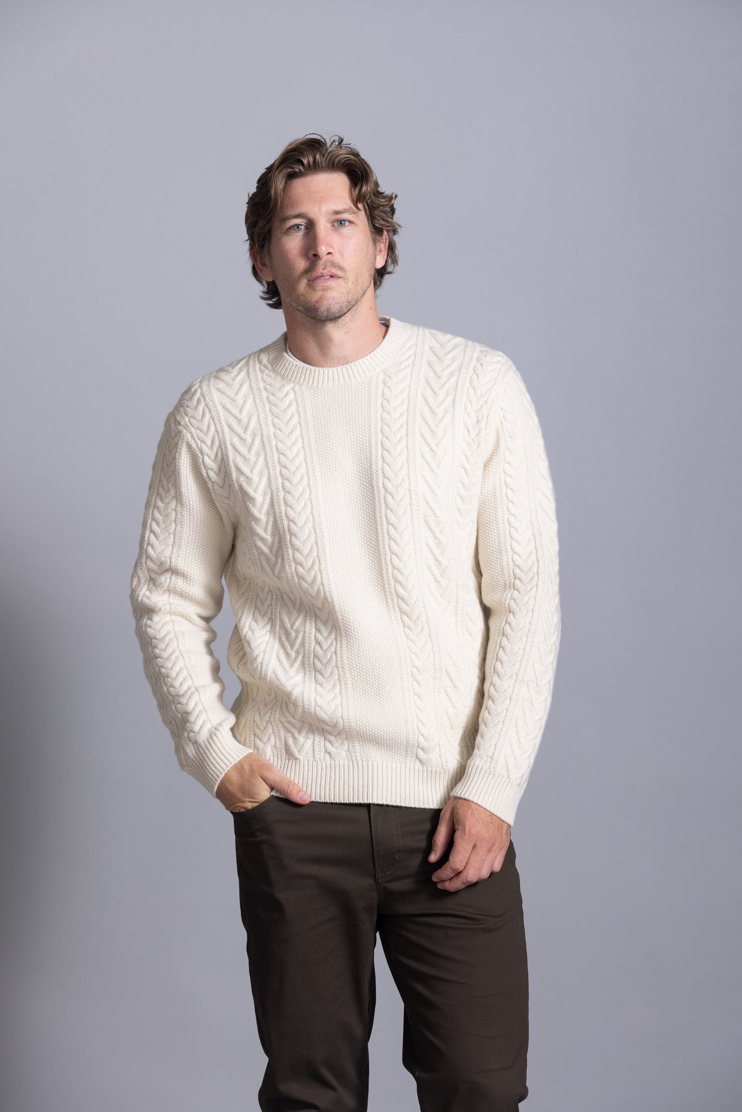 Cutler & Co - Theodore Knitwear - Thunderstorm or Dust