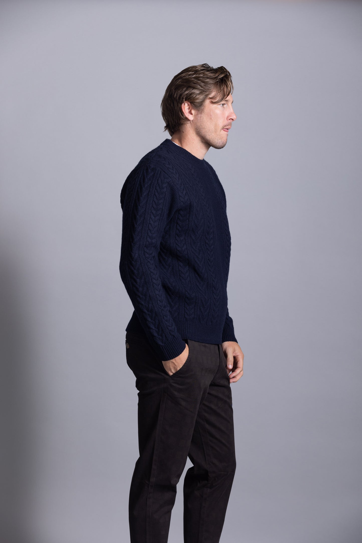 Cutler & Co - Theodore Knitwear - Thunderstorm or Dust