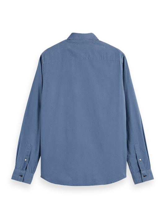 Scotch & Soda - Fine Corduroy Shirt - Cosmos Blue