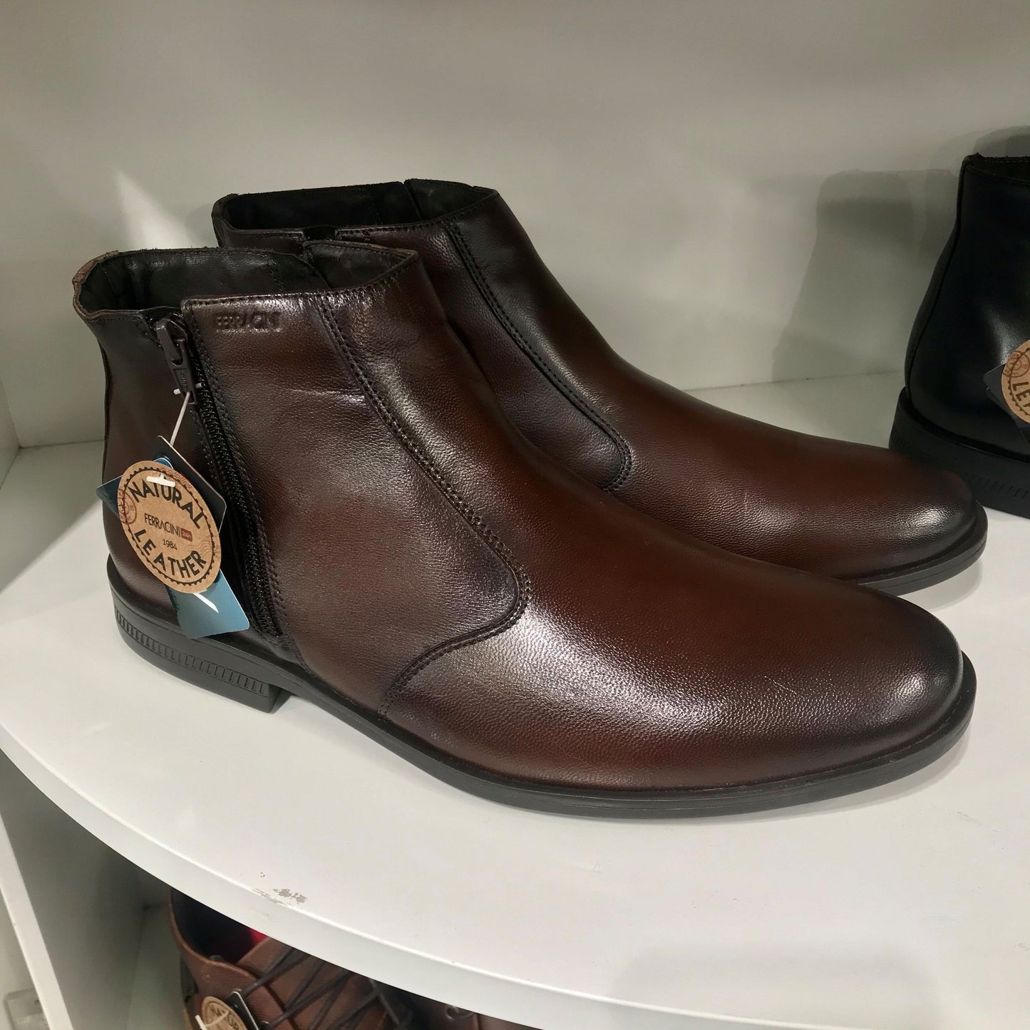 Ferracini Shoes - March Boot - Larger Sizes  - Black or Brown